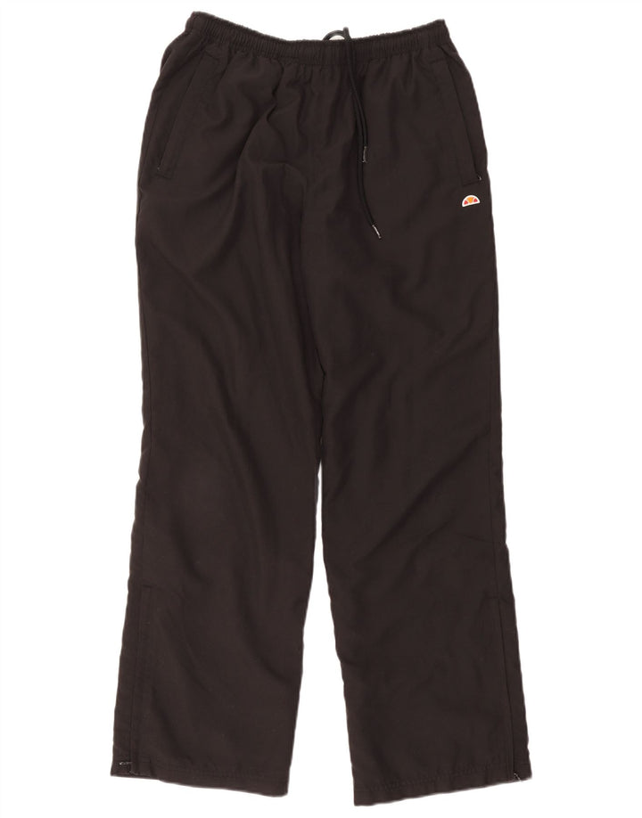Damskie spodnie dresowe Ellesse UK 14, duże, czarne, poliestrowe