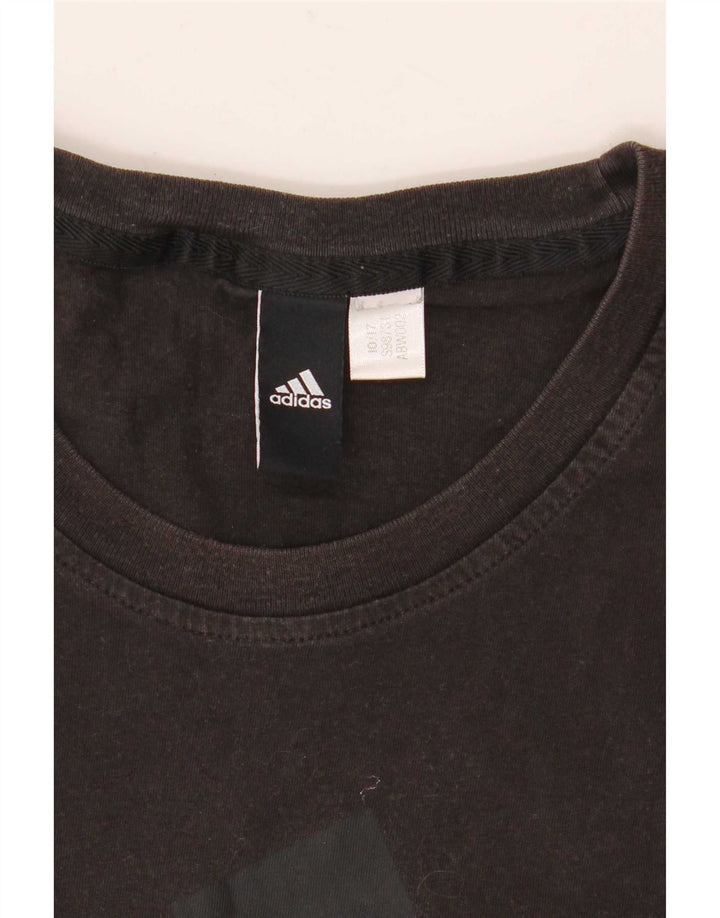 Męska koszulka graficzna Adidas Top Medium Black