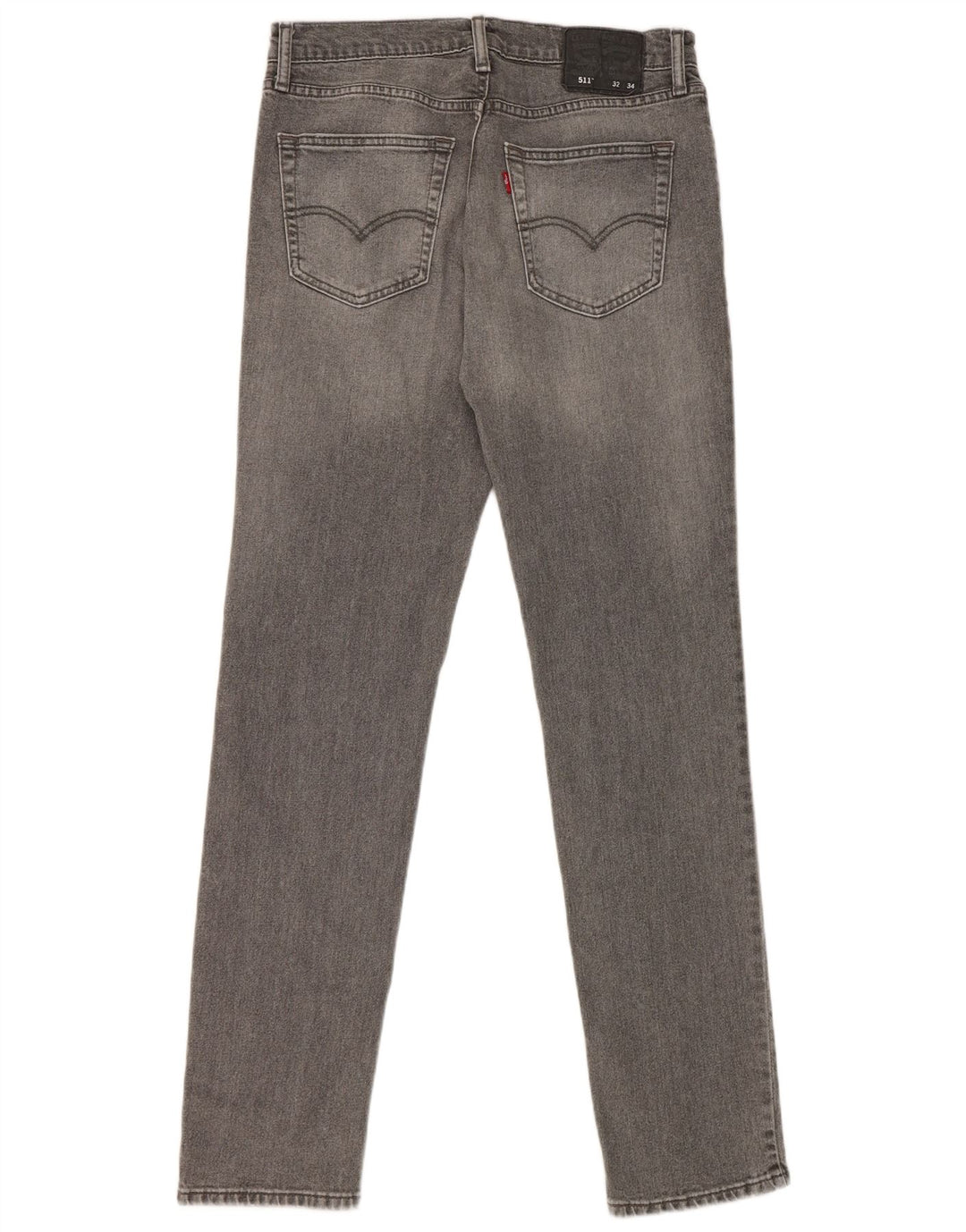 Męskie jeansy Levi's 511 Slim W32 L34 Szara bawełna