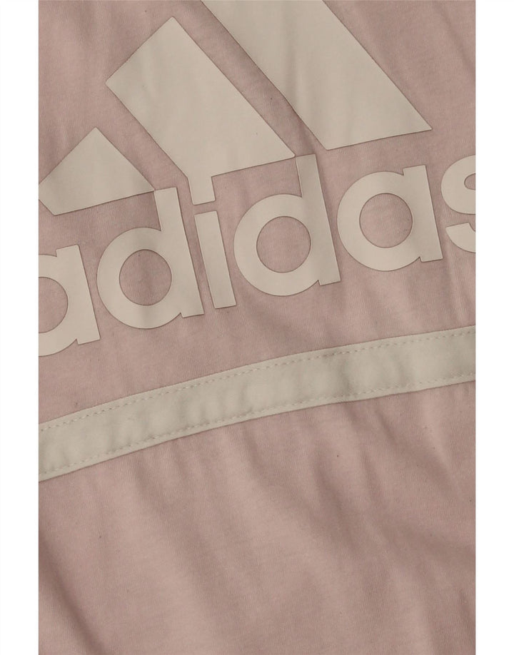 Damska koszulka graficzna Adidas Top UK 12 Średni róż
