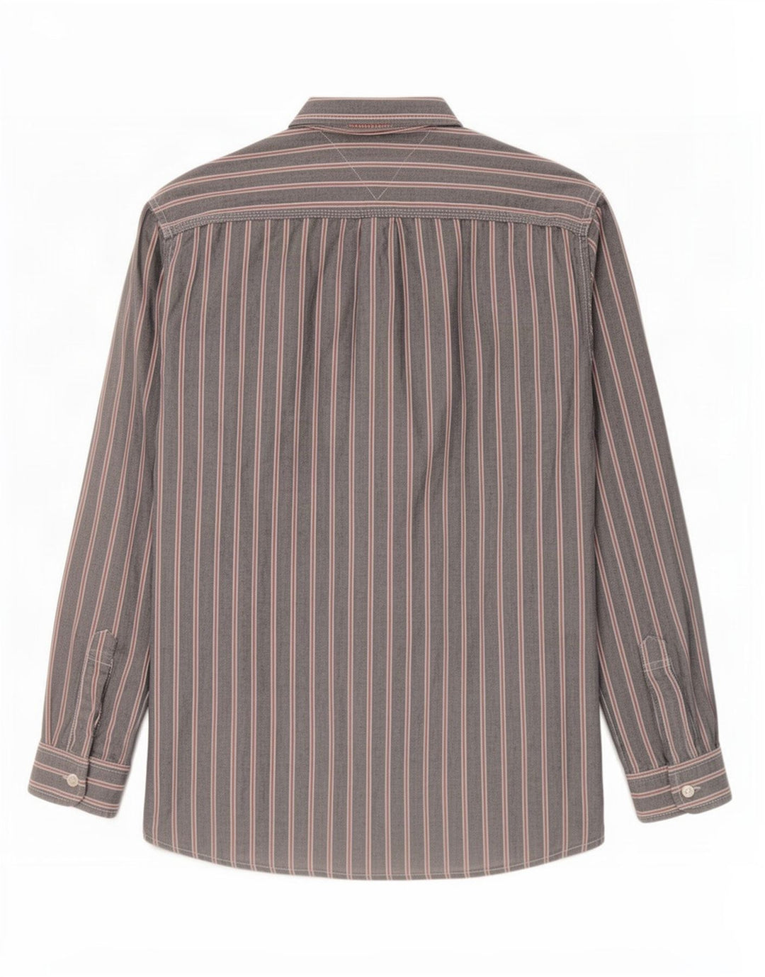 Koszula męska Tommy Hilfiger Średnioszara, bawełniana w prążki