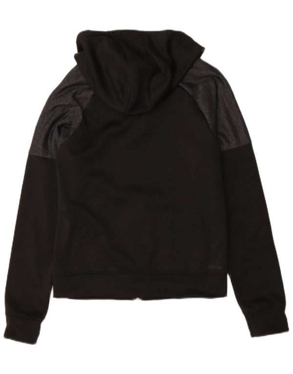 Damska bluza z kapturem Adidas Climawarm Zip UK 8/10 Small Black Colourblock