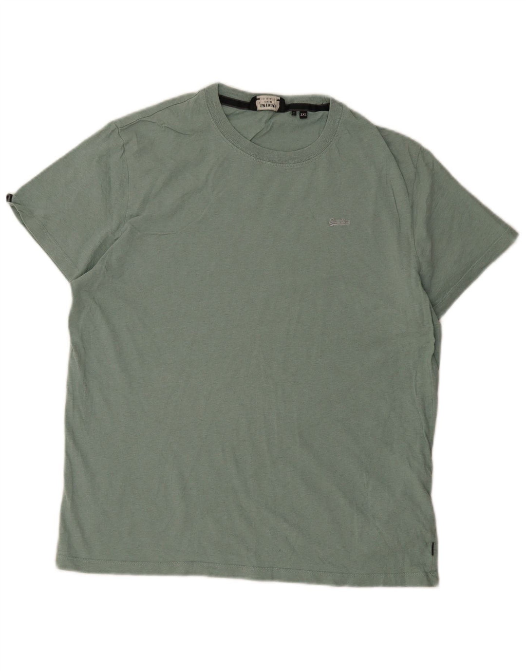 T-shirt męski Superdry 2XL, zielony, bawełniany