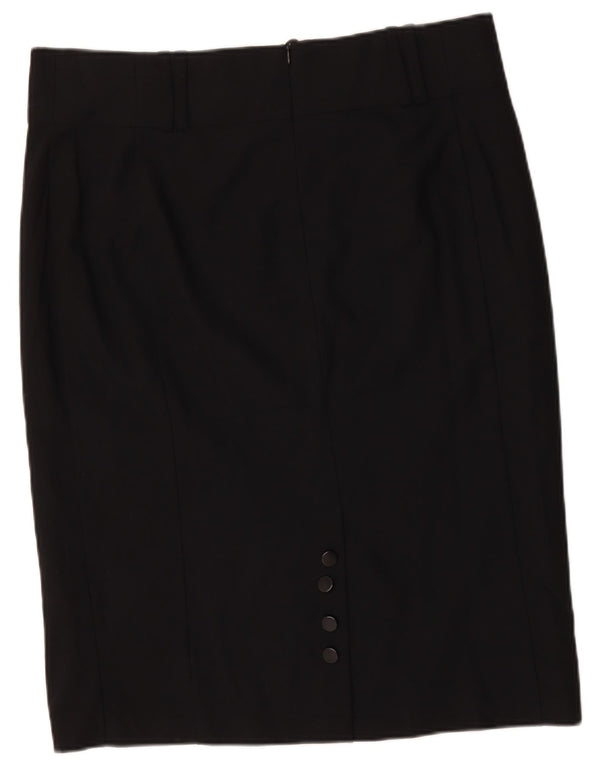 Marks & Spencer Damska spódnica ołówkowa UK 20 2XL W40 Czarny poliester