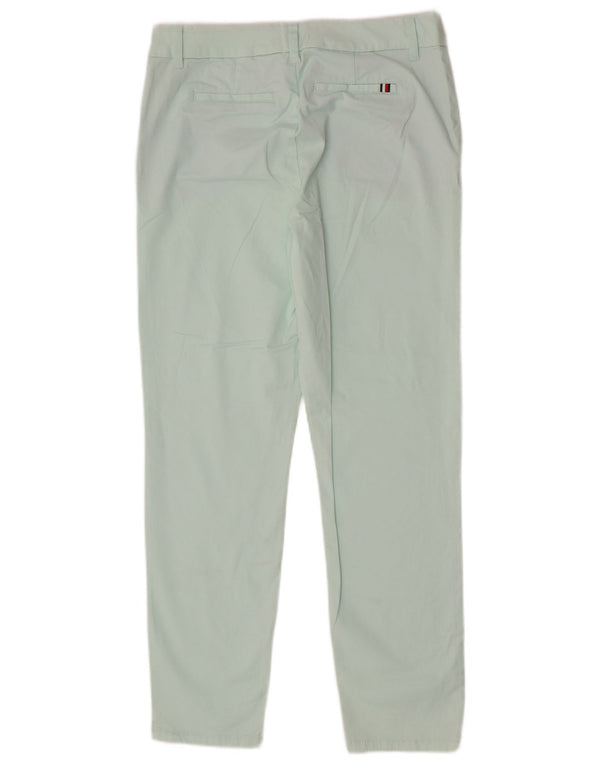 Damskie spodnie chino Tommy Hilfiger US 6 Medium W28 L28 Zielona bawełna