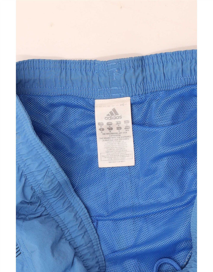Męskie spodenki sportowe Adidas, średni niebieski poliamid