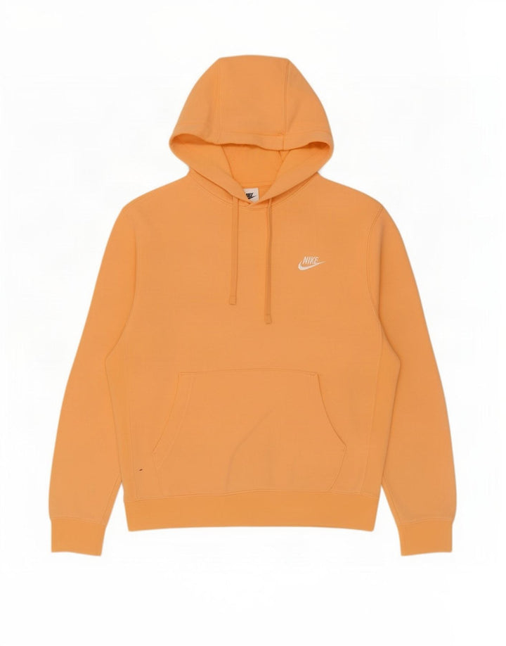 Męska bluza z kapturem Nike, średnia, pomarańczowa, bawełniana