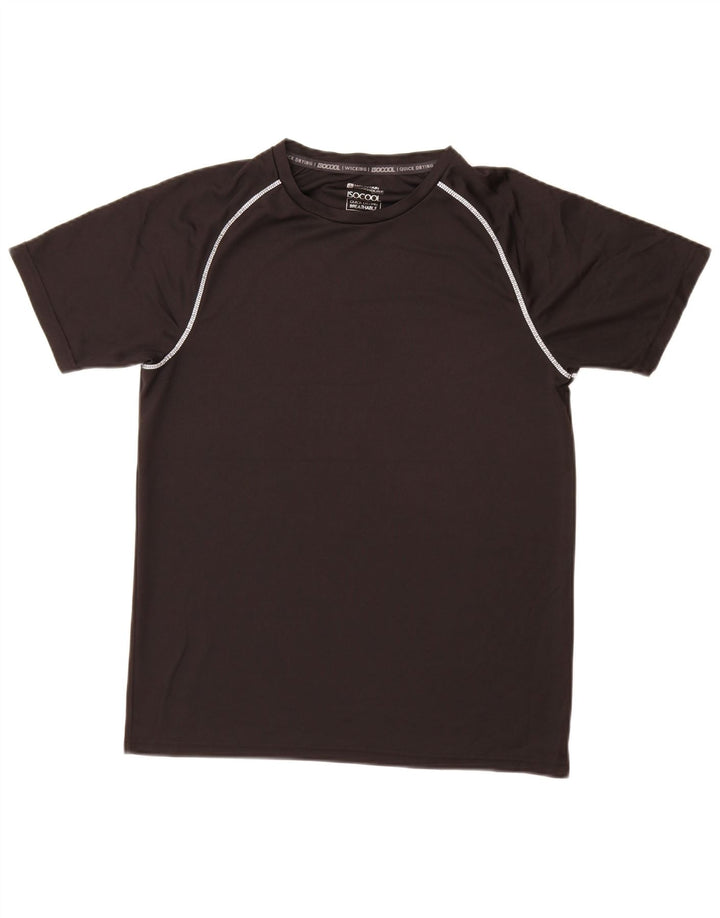 T-shirt męski Mountain Warehouse, średni czarny poliester