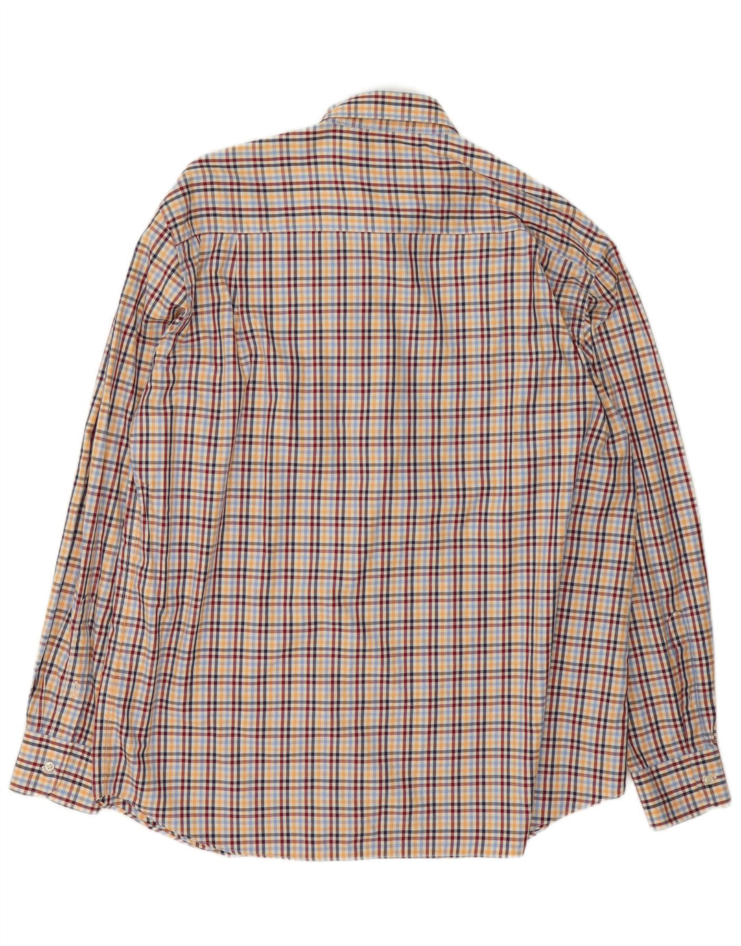 Męska koszula flanelowa Paul & Shark, rozmiar 43 XL, wielobarwna, bawełniana krata