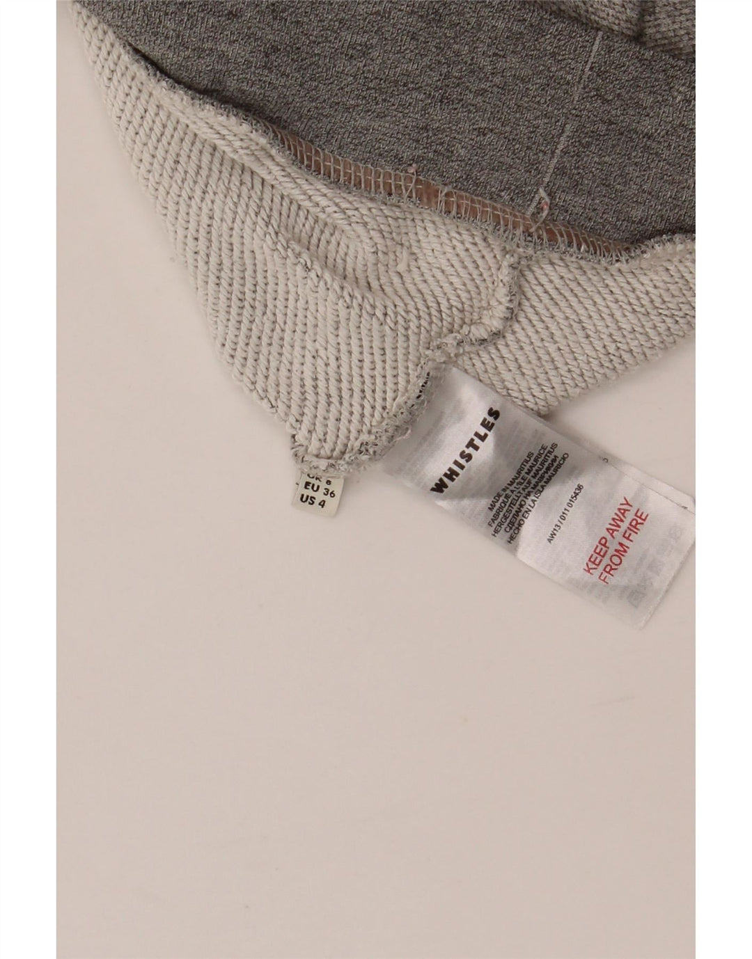 WHISTLES Damska bluza oversize z grafiką UK 8 Small Grey