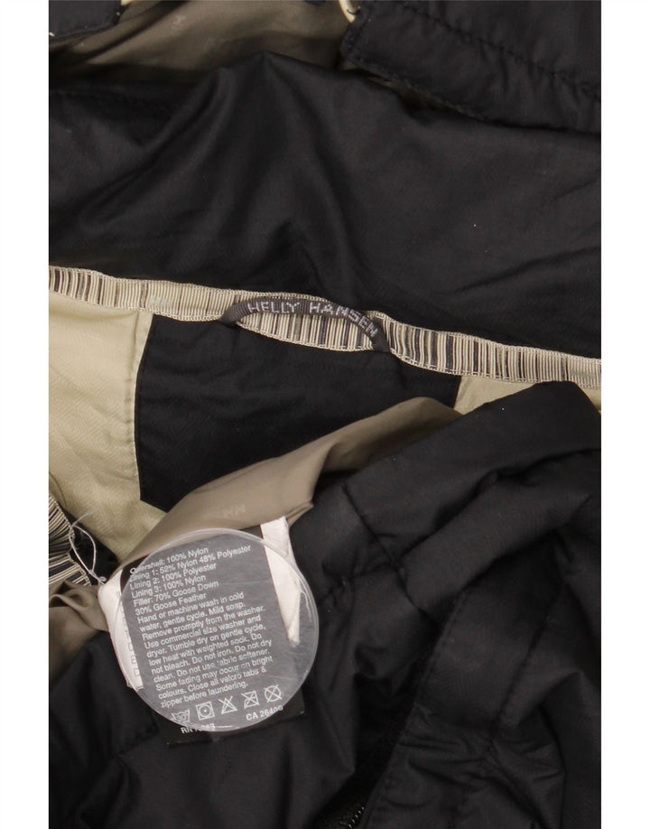 Męska ocieplana kurtka z kapturem Helly Hansen UK 42 XL, czarny nylon