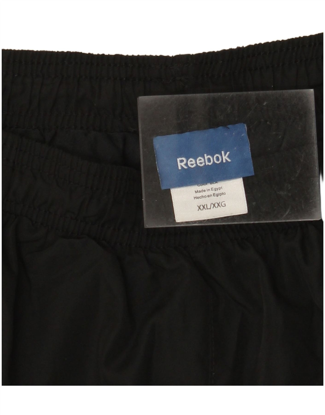 Męskie spodnie dresowe REEBOK Joggers 2XL Czarny poliester z blokami kolorów