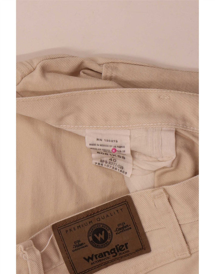 Męskie spodenki jeansowe Wrangler W40 XL, beżowa bawełna