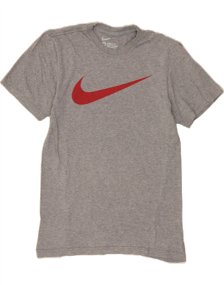 NIKE Mens Standard Fit Graphic T-Shirt Top Small Grey Vintage Nike and Second-Hand Nike from Messina Hembry 