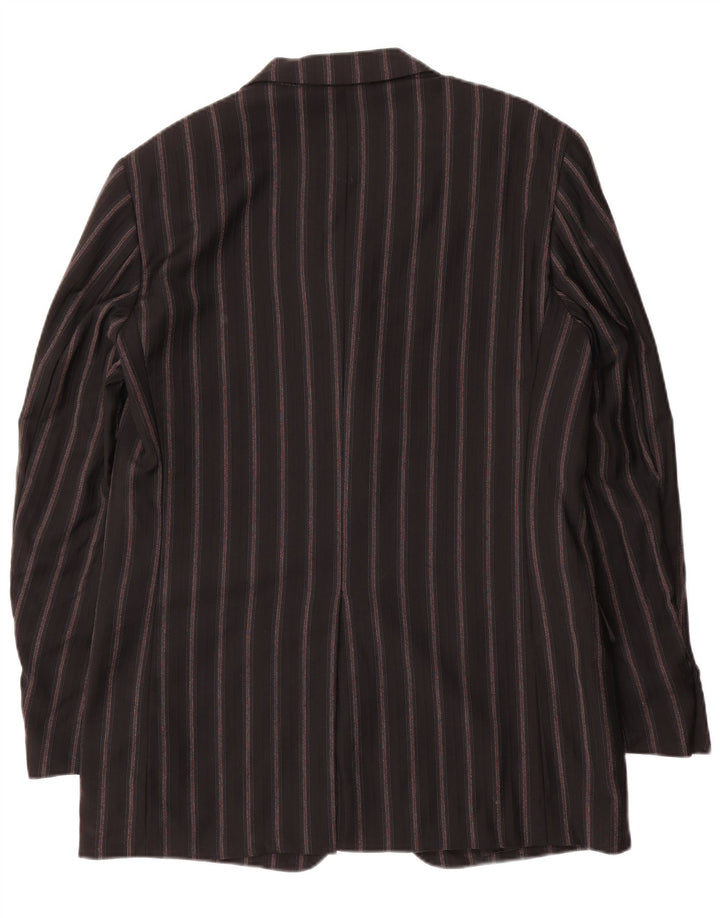 PAL ZILERI Męski garnitur zapinany na 3 guziki IT 50 Large W34 L33 Czarne paski