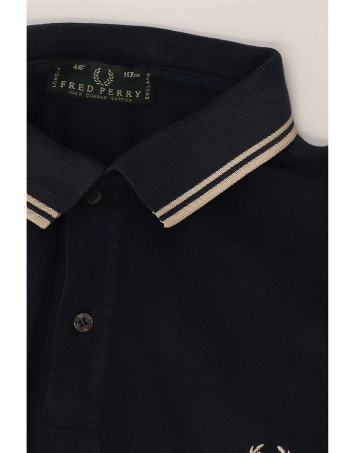 Męska koszulka polo Fred Perry, duża, bawełniana w granatowe paski