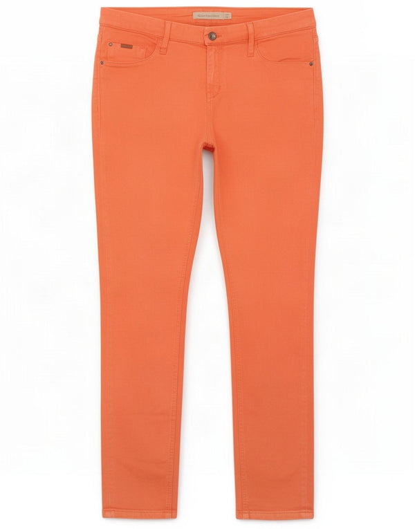 Damskie jeansy Calvin Klein Stretch Skinny W33 L32 Pomarańczowa bawełna