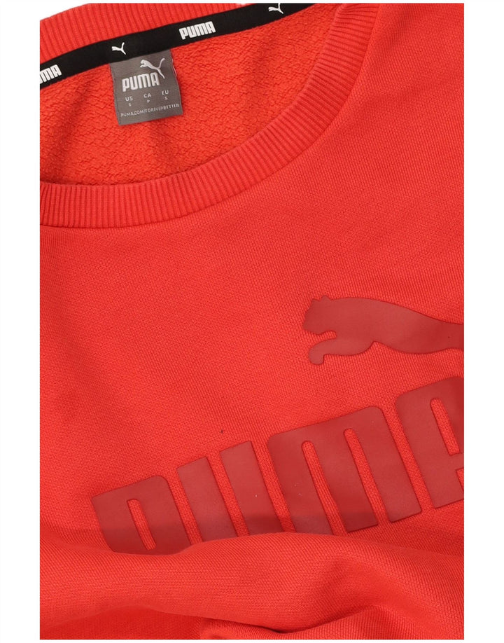 Męska bluza z grafiką Puma, mała czerwona