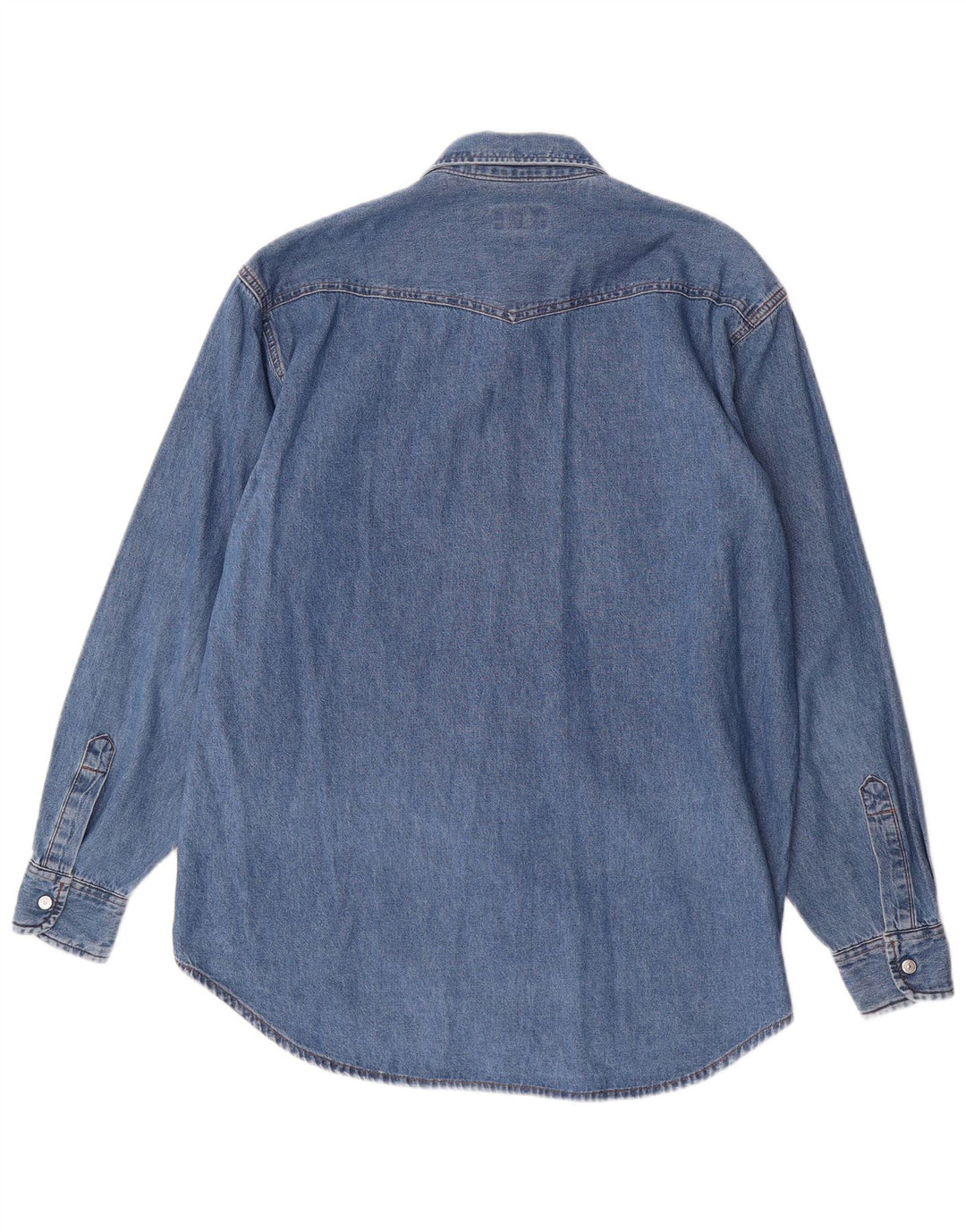 Męska koszula dżinsowa CARRERA, średnia niebieska, bawełniana