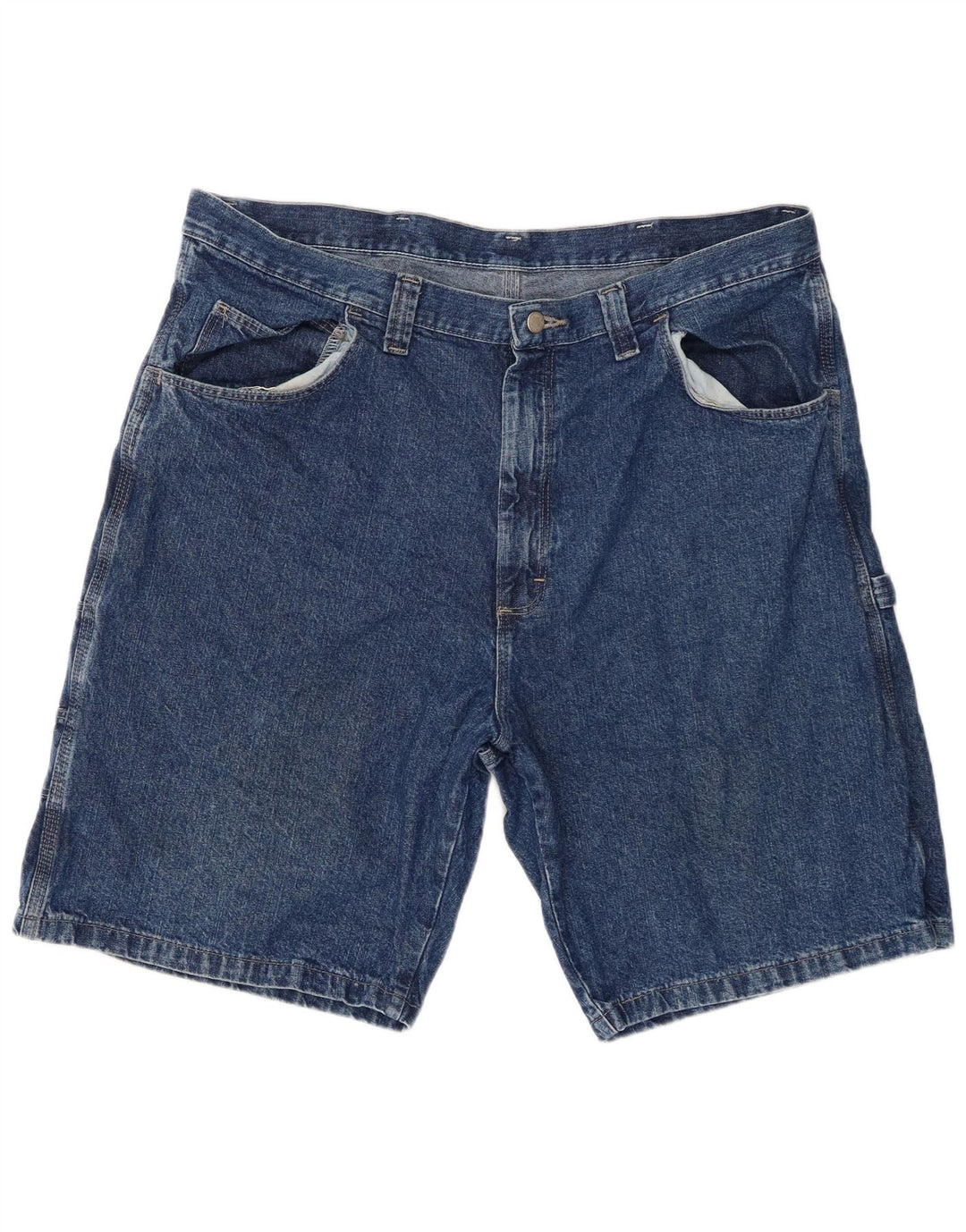 Męskie spodenki jeansowe Wrangler Cargo W38 XL, niebieskie, bawełniane
