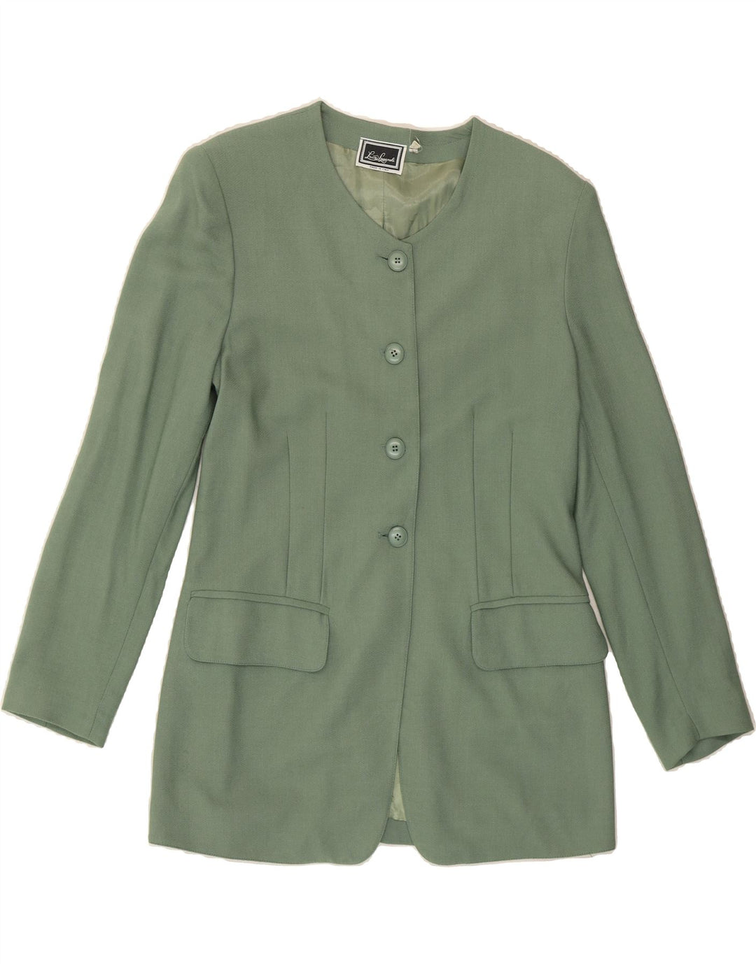 LUISA SPAGNOLI Womens 4 Button 2 Piece Skirt Set IT 42 Medium W32 Green Vintage Luisa Spagnoli and Second-Hand Luisa Spagnoli from Messina Hembry 