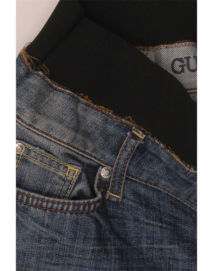 Damskie jeansy Guess Straight W24 L28 w kolorze niebieskim