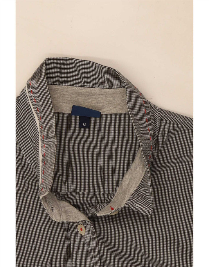Damska koszula bez rękawów Trussardi Jeans UK 14 w średnią szarą kratkę
