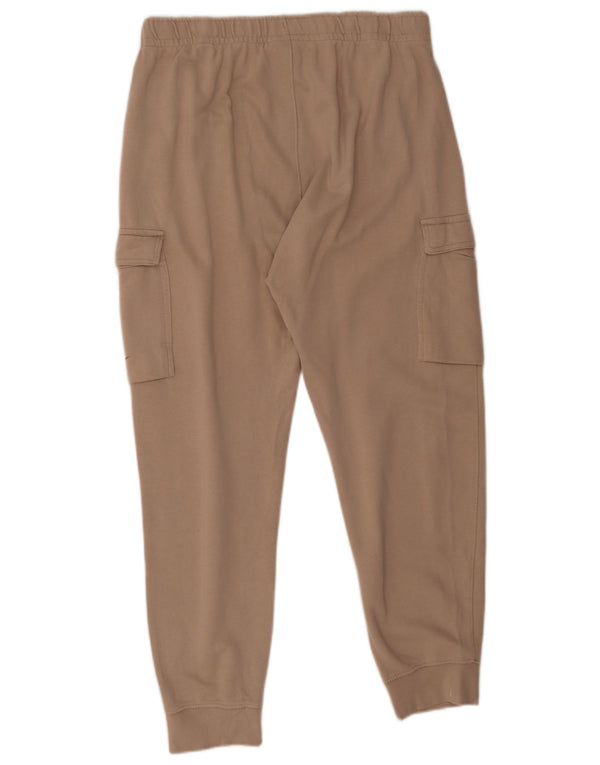 Męskie spodnie dresowe Nike Cargo, duże, brązowe, bawełniane