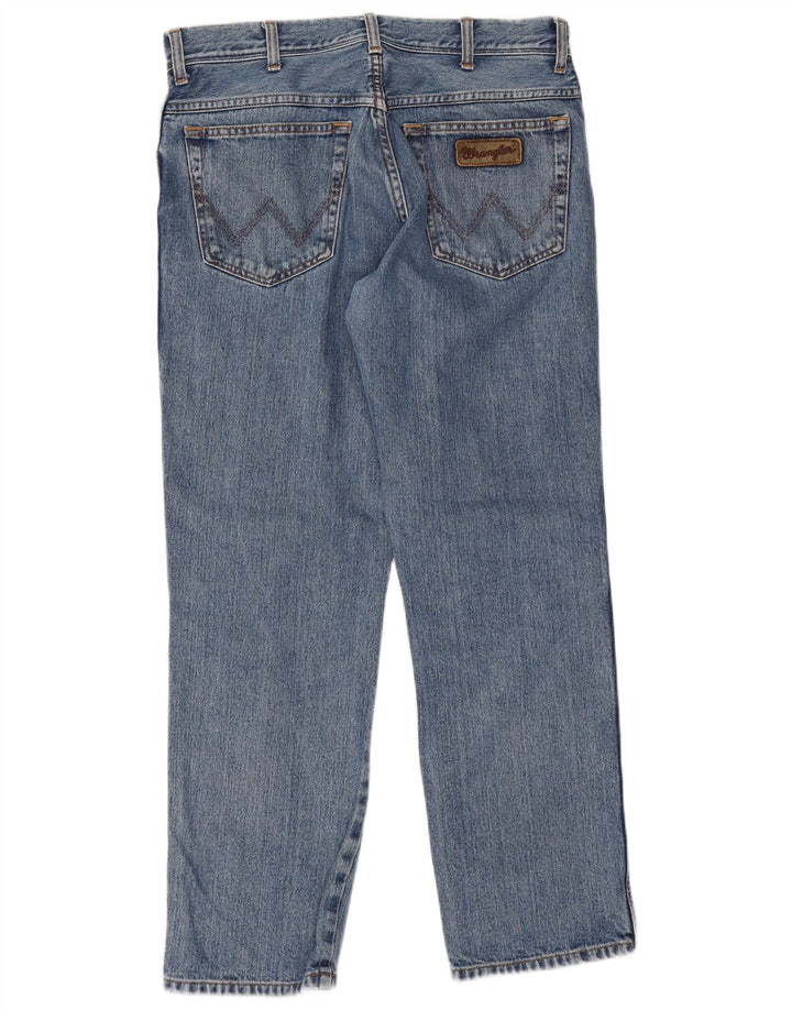 Męskie jeansy Wrangler Texas Straight W34 L30 Niebieskie, bawełniane