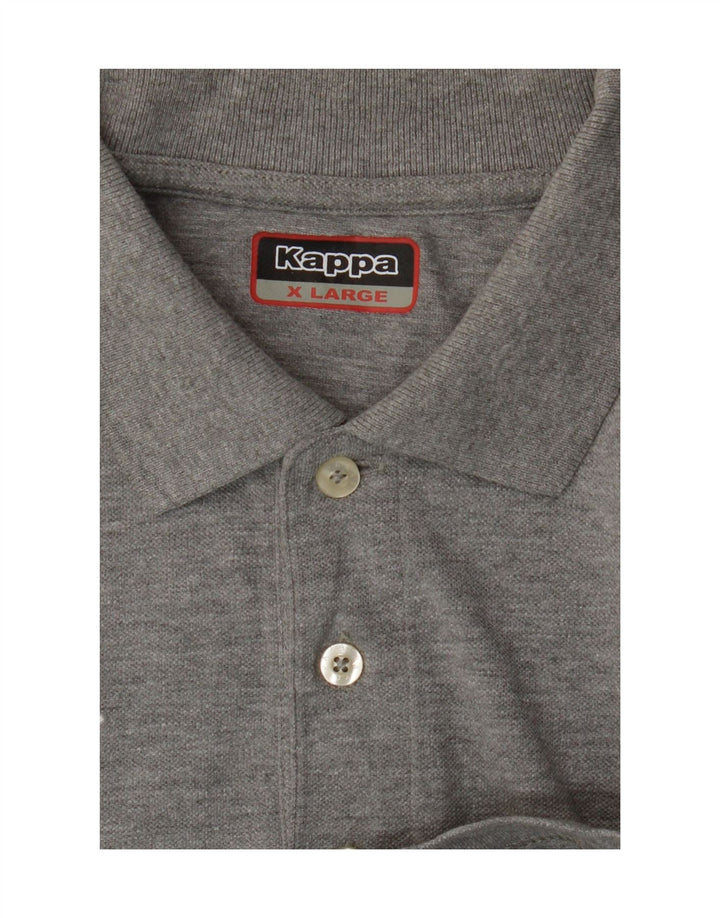 Męska koszulka polo Kappa XL, szara