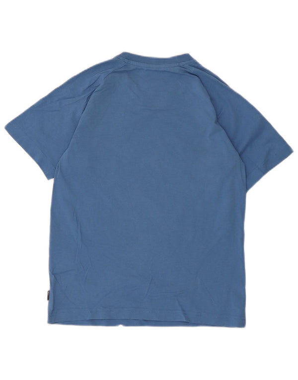 Adidas Boys Graphic T-Shirt Top 11-12 Years Blue Cotton
