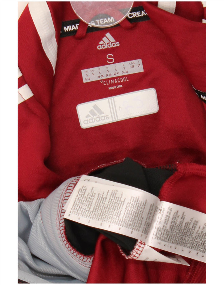 Damska kurtka dresowa adidas Climacool Top Jacket UK 8/10 Small Burgundia