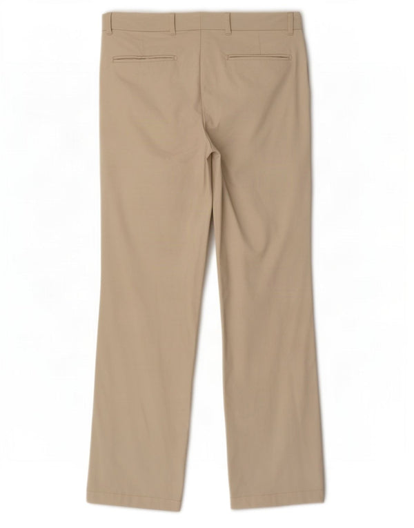 Męskie proste spodnie chino Zara EU 42 Large W32 L30 Beżowe
