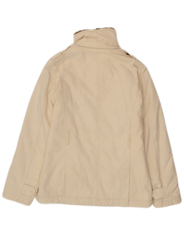 Damska kurtka wojskowa Woolrich UK 6 XS z beżowego nylonu