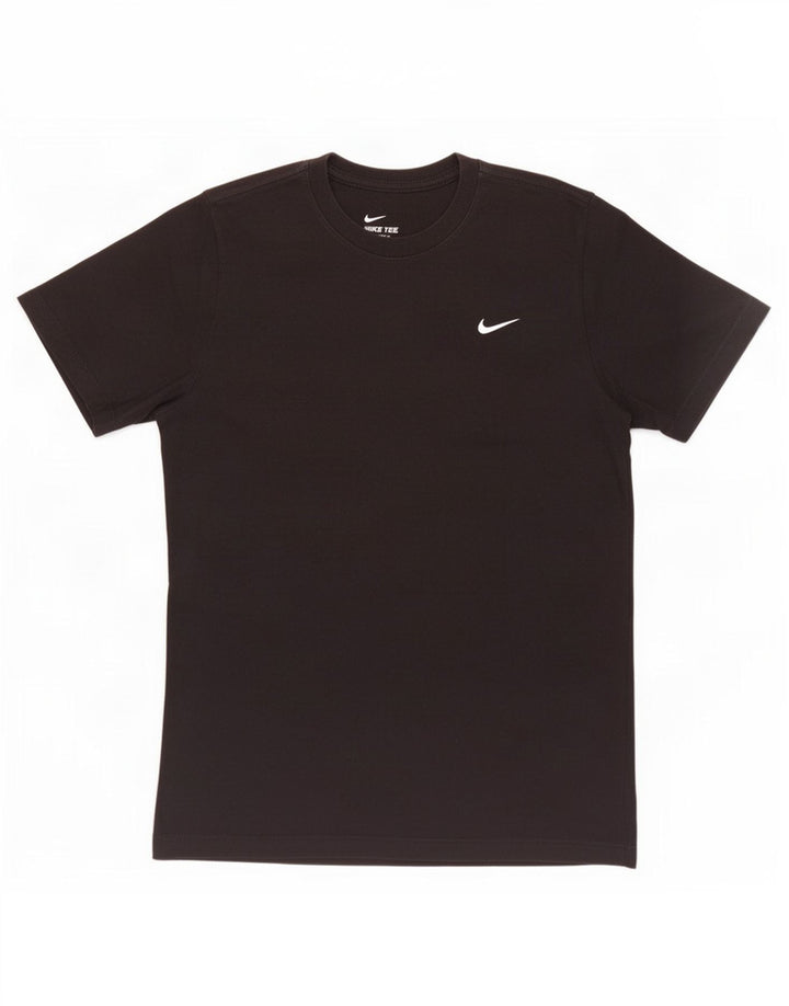 T-shirt męski Nike, mały, czarny, bawełniany