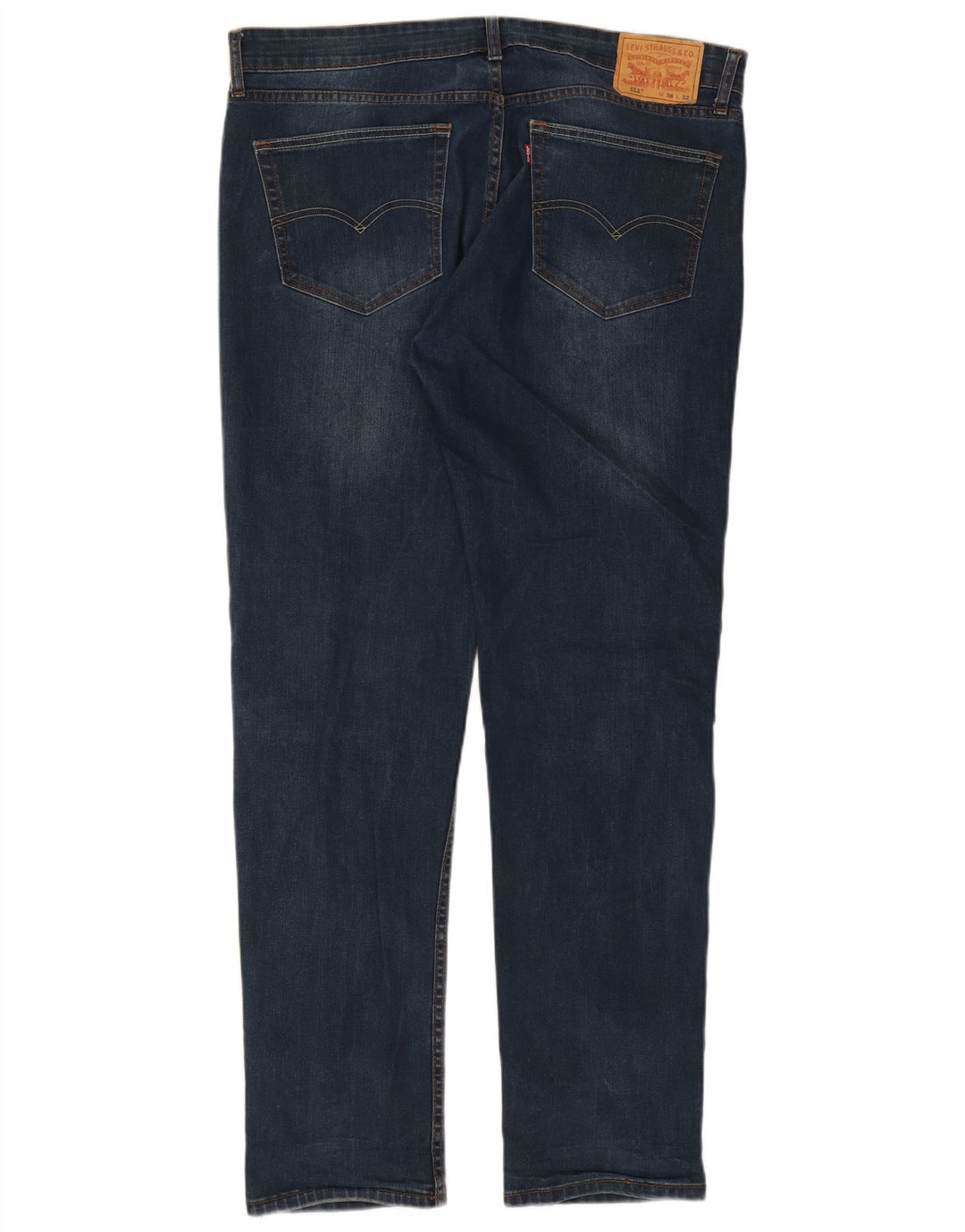 Męskie jeansy Levi's 511 Slim W38 L32 Niebieska bawełna