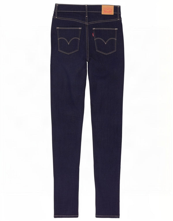 Damskie jeansy wyszczuplające Levi's W25 L32 Granatowa bawełna