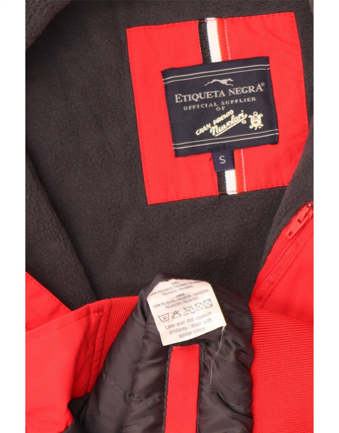 Męska kurtka bomberka Etiaueta Negra UK 36 Small Red Poliamid