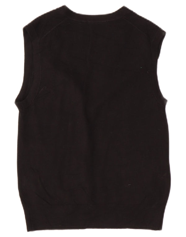 Damski sweter bez rękawów Zara UK 10 Small, czarna wiskoza