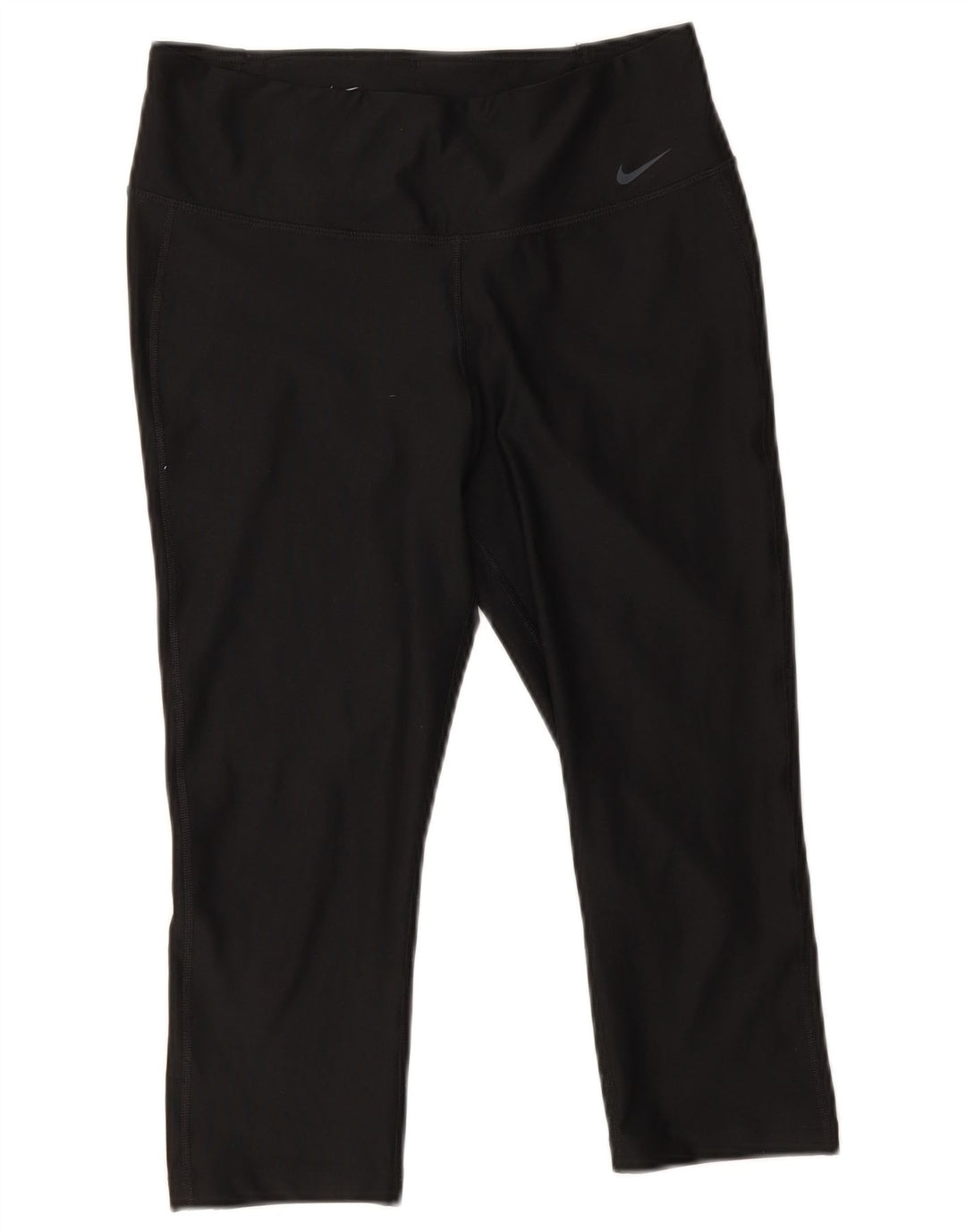 Damskie legginsy Nike Dri Fit Capri UK 14, średni czarny poliester