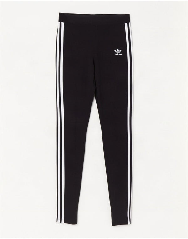 Legginsy Damskie Adidas UK 8 Małe Czarne Bawełniane