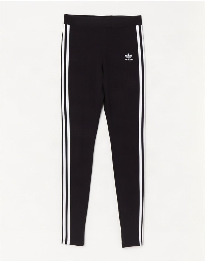 Legginsy Damskie Adidas UK 8 Małe Czarne Bawełniane