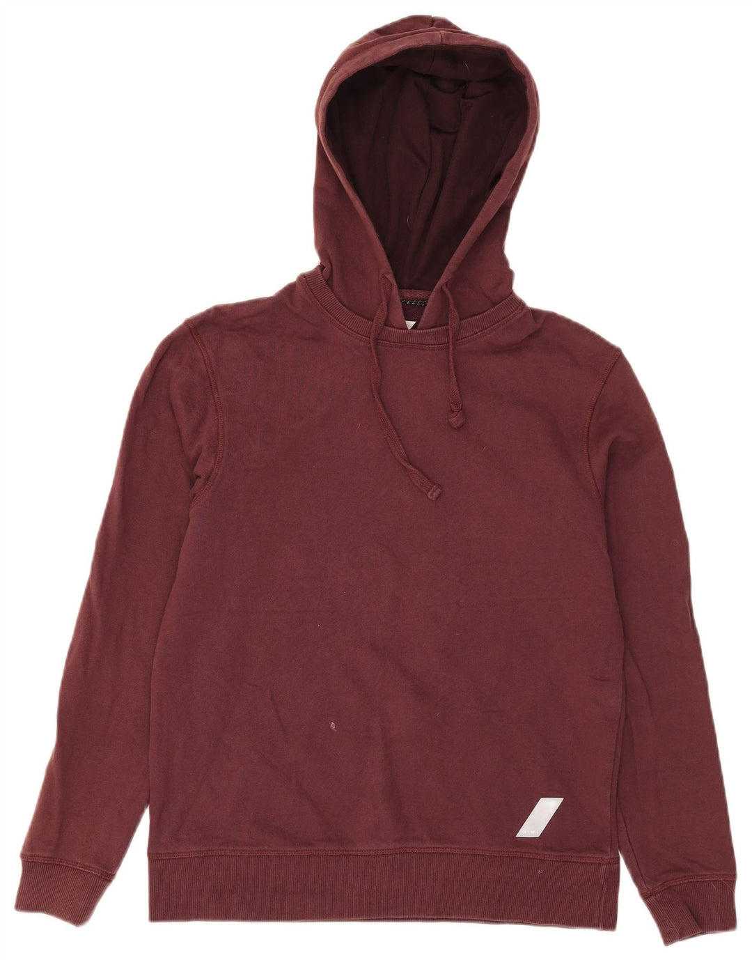 Męski sweter z kapturem Zara, mały, brązowy, bawełniany