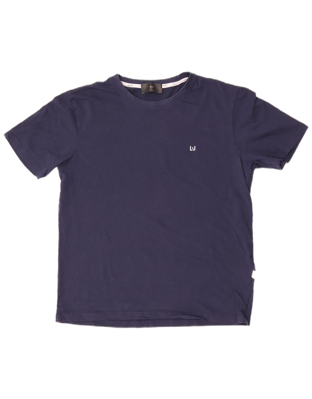 T-shirt męski Liu Jo, średni, granatowy, bawełniany