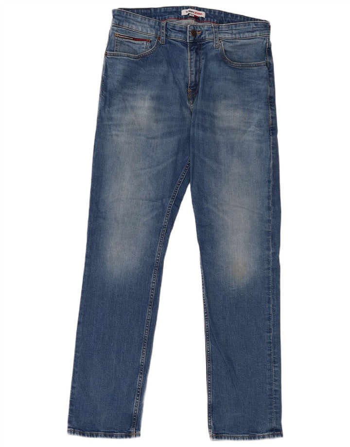 Męskie dżinsy Tommy Hilfiger Ryan Regular Straight W32 L32 Niebieskie bawełniane