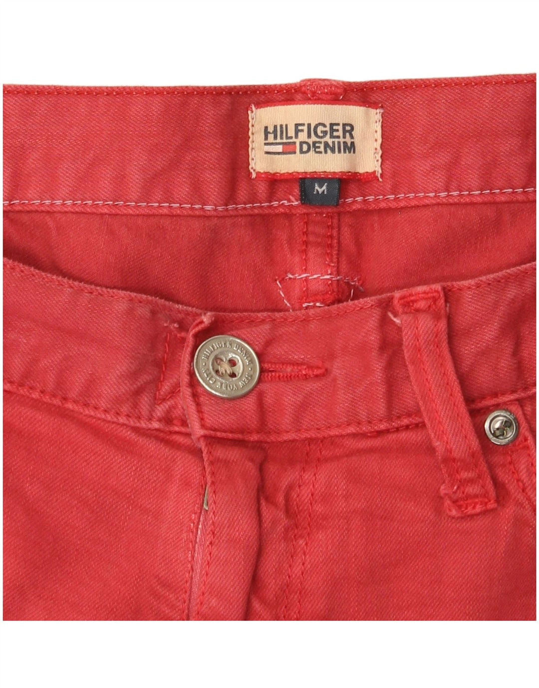 Męskie jeansy slim fit Tommy Hilfiger Medium W32 L34 Red
