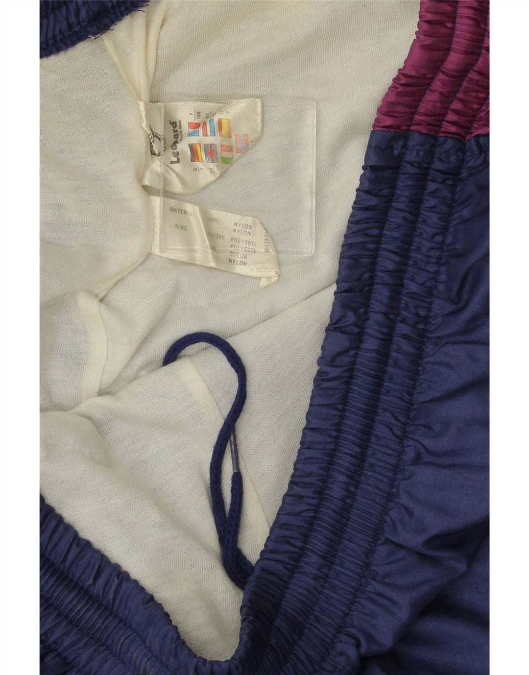 Męskie spodnie dresowe LEOPARD Joggers UK 42/44, duże, granatowe