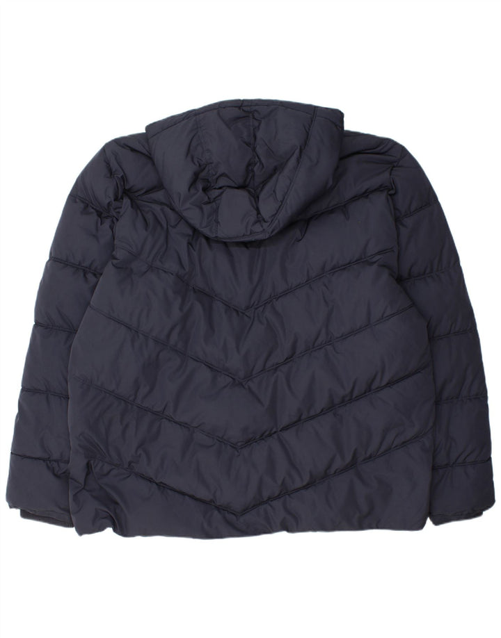 Męska ocieplana kurtka z kapturem JOULES UK 44 2XL Granatowy poliester