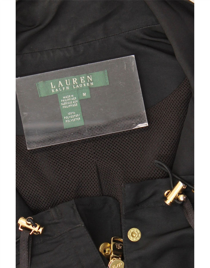 Damska kurtka użytkowa RALPH LAUREN UK 14, średni czarny poliester