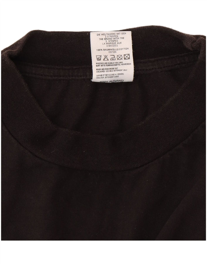 Adidas Męska Koszulka Top XL Czarna Bawełna